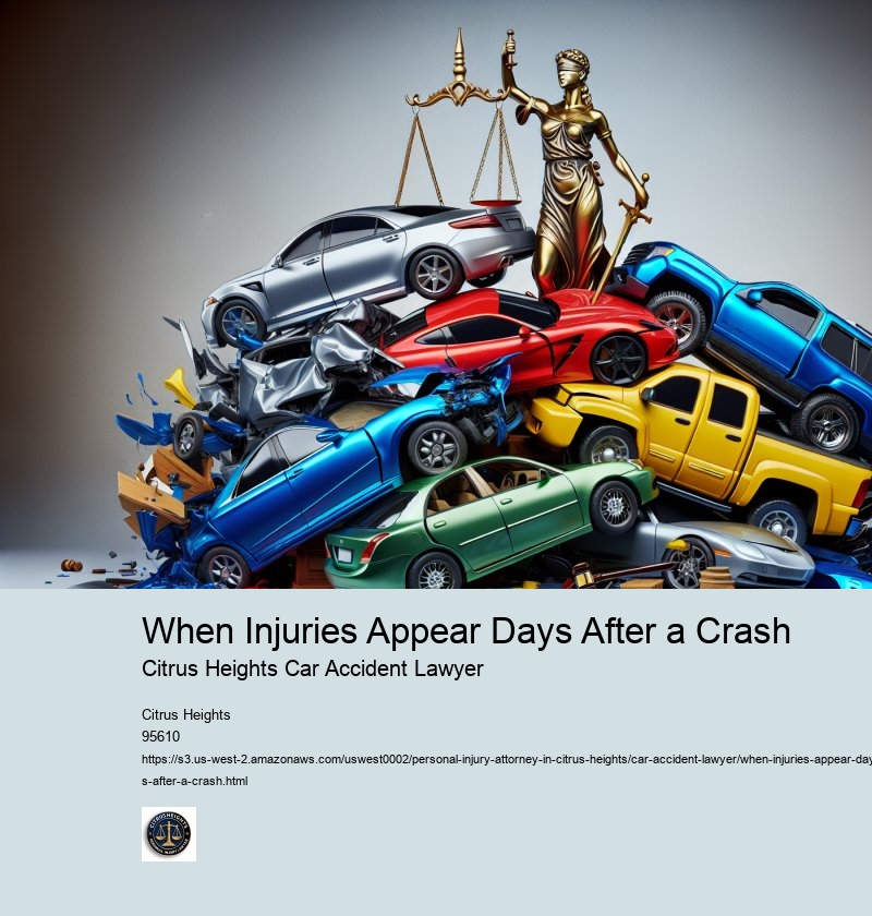 When Injuries Appear Days After a Crash