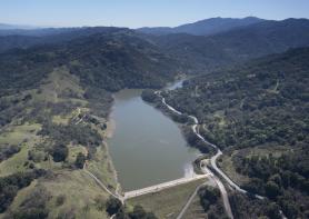 Guadalupe dam and reservoir