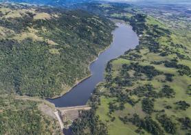 Coyote dam and reservoir