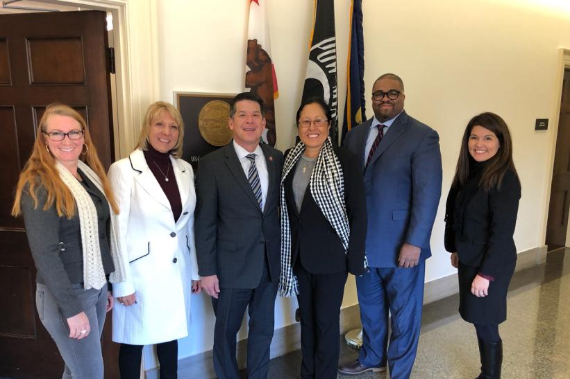 CEO Norma Camacho and Valley Water Staff in Washington, D.C.