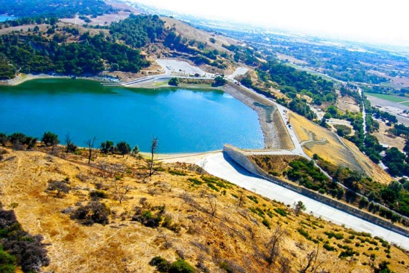 Anderson dam and reservoir