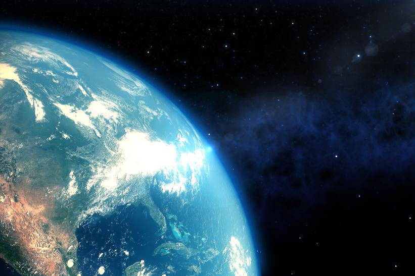 close up of earth