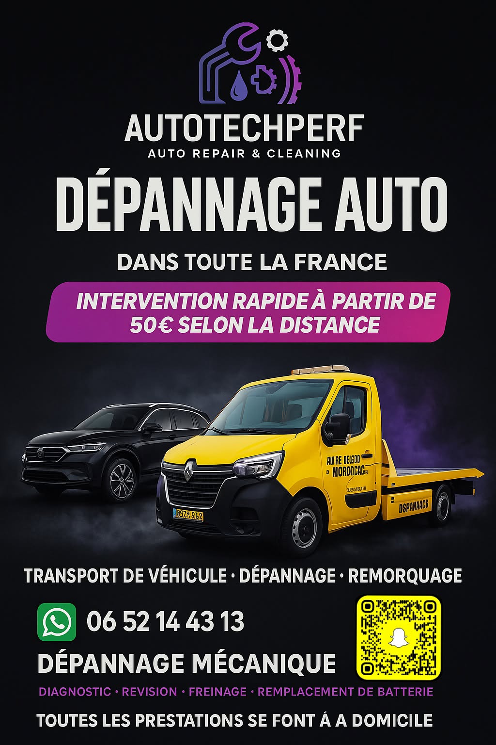 Transport auto remorquage  — Detailing & Co — photo 1