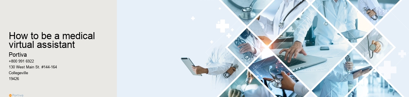 how to be a medical virtual assistant