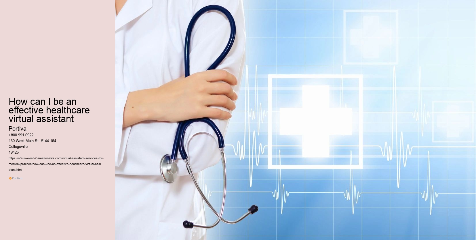 How can I be an effective healthcare virtual assistant