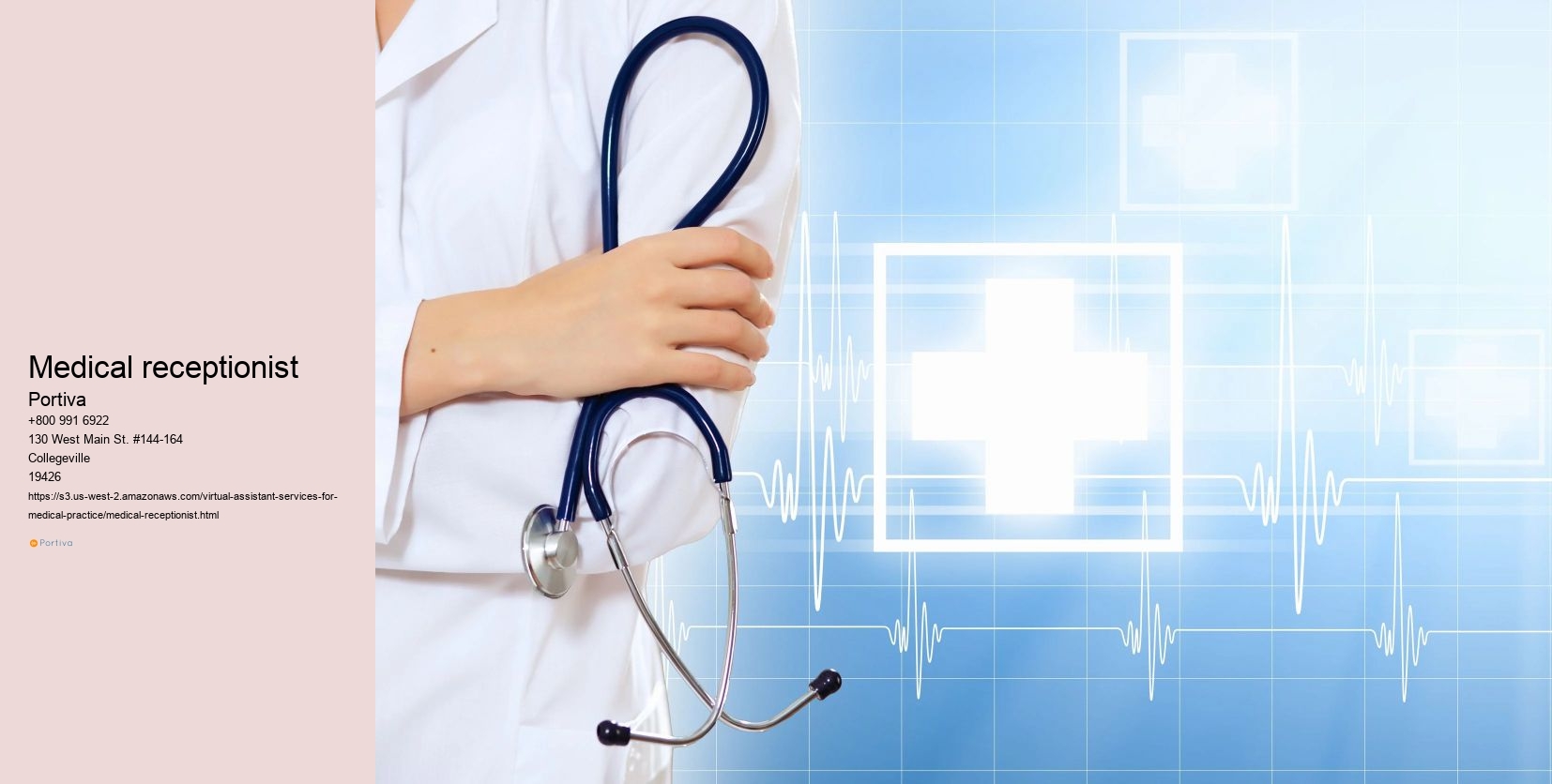 medical receptionist