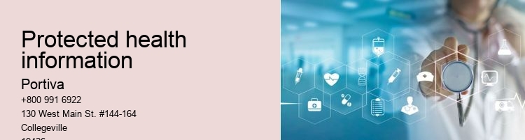 protected health information