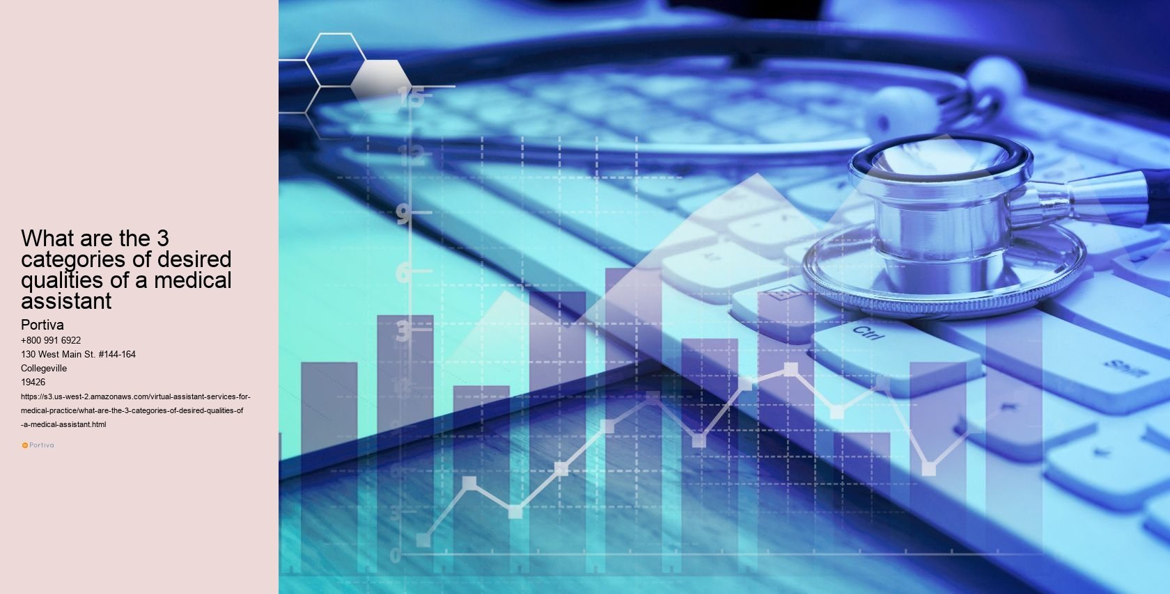 What are the 3 categories of desired qualities of a medical assistant