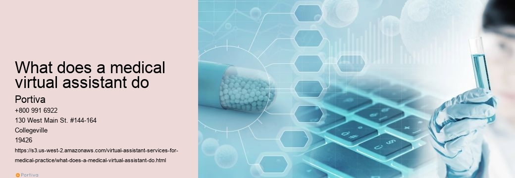 What does a medical virtual assistant do