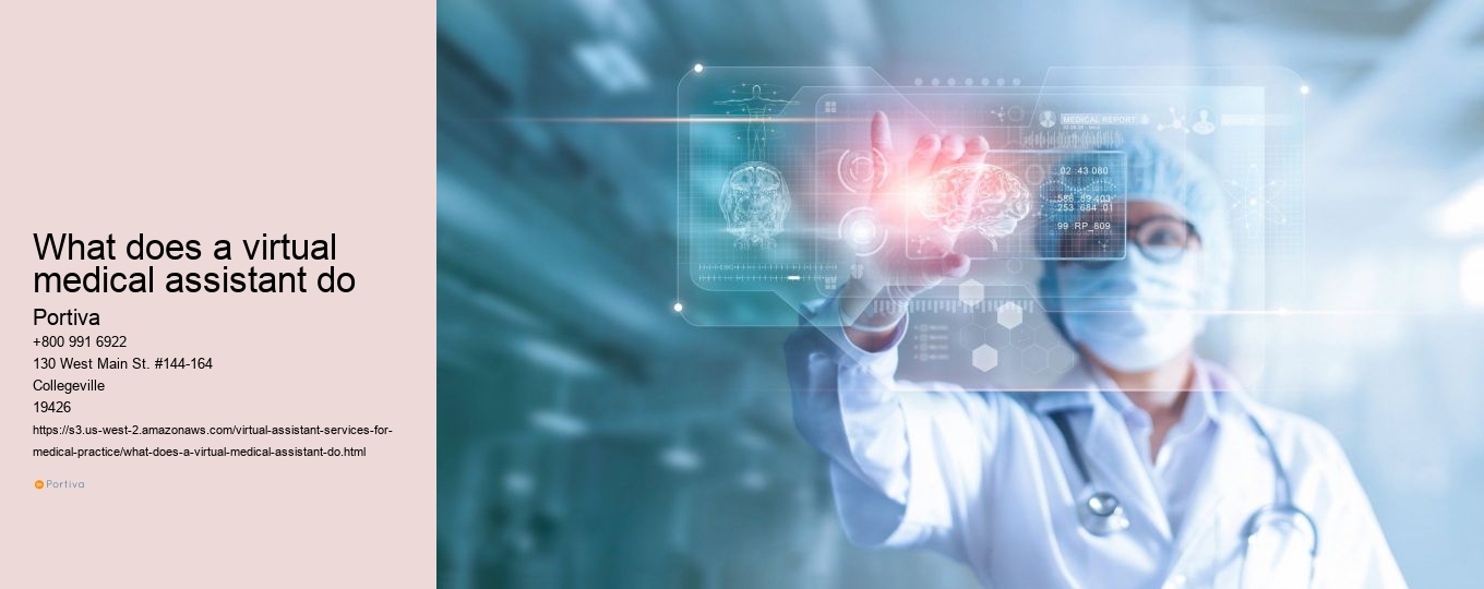 what does a virtual medical assistant do