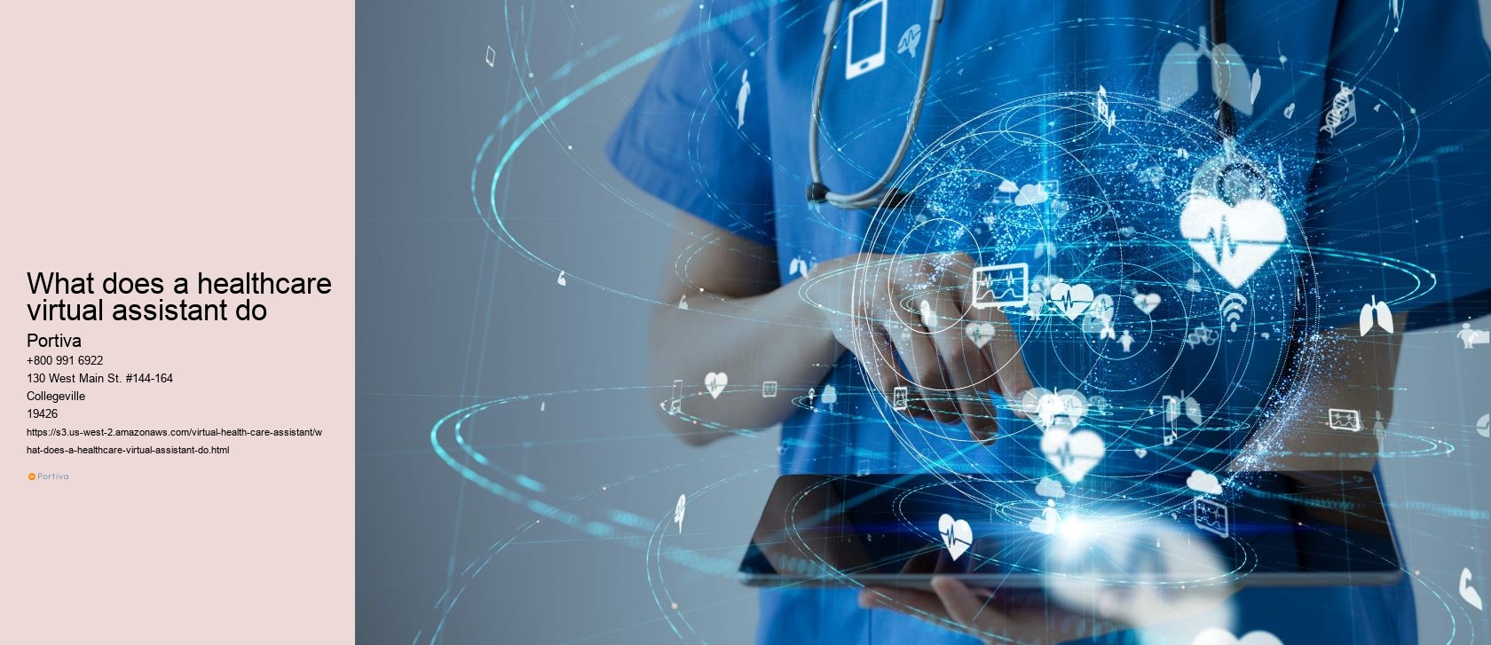 What does a healthcare virtual assistant do