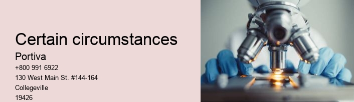certain circumstances