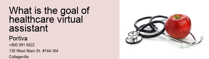 What is the goal of healthcare virtual assistant