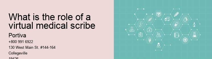 What is the role of a virtual medical scribe