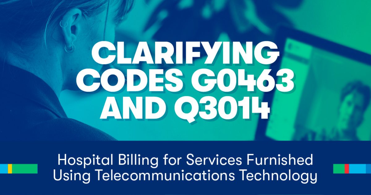 Clarifying Codes G0463 and Q3014 Hospital Billing for… Vitalware