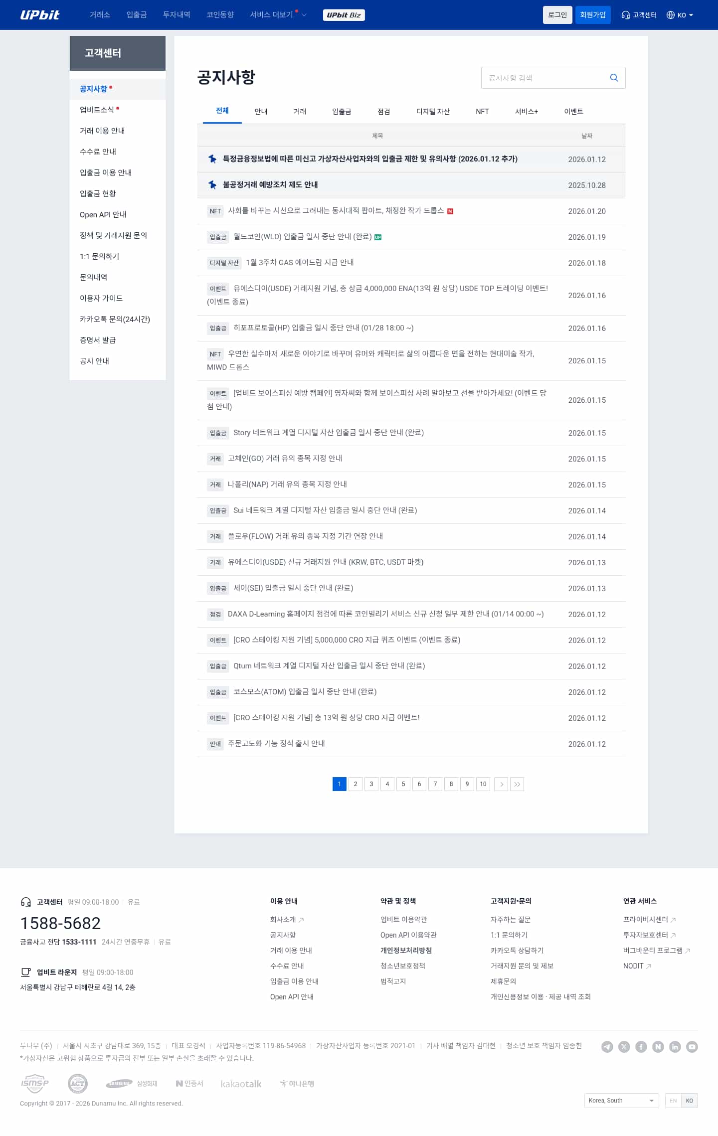 Upbit New Crypto Listing: Get alerts for the latest updates - Visualping