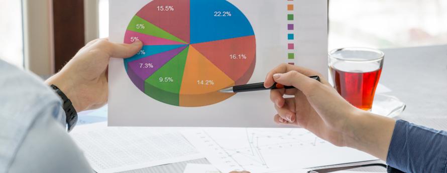 Analyzing a pie chart