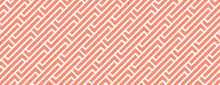 Library Pattern Red