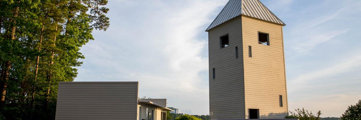 Lake Crabtree County Park observation tower