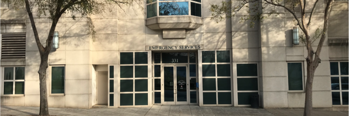 Front entrance to the EMS business office