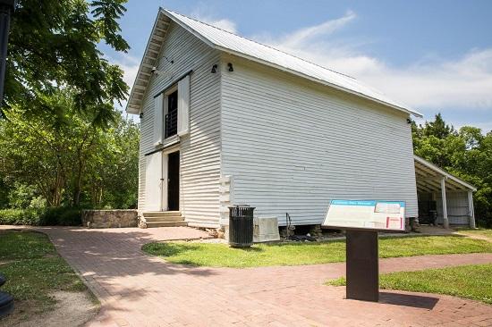 View of the Cotton Gin House at Oak View, built around 1900