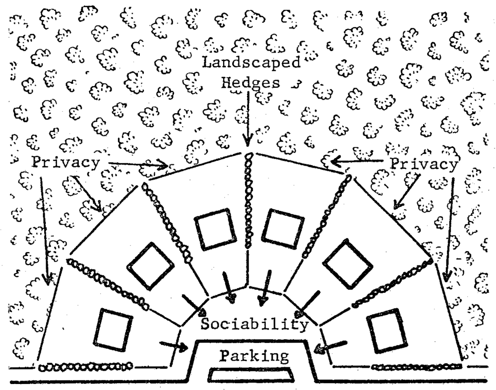 site plan showing residential lots