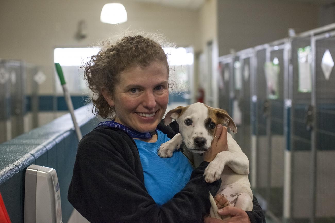Shannon Johnstone & Puppy