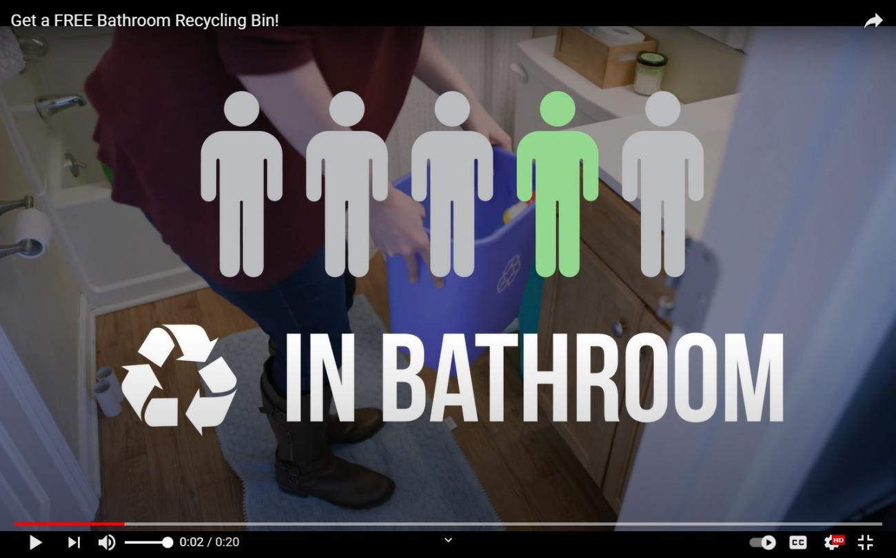How To Video Bathroom Recycling Initiative