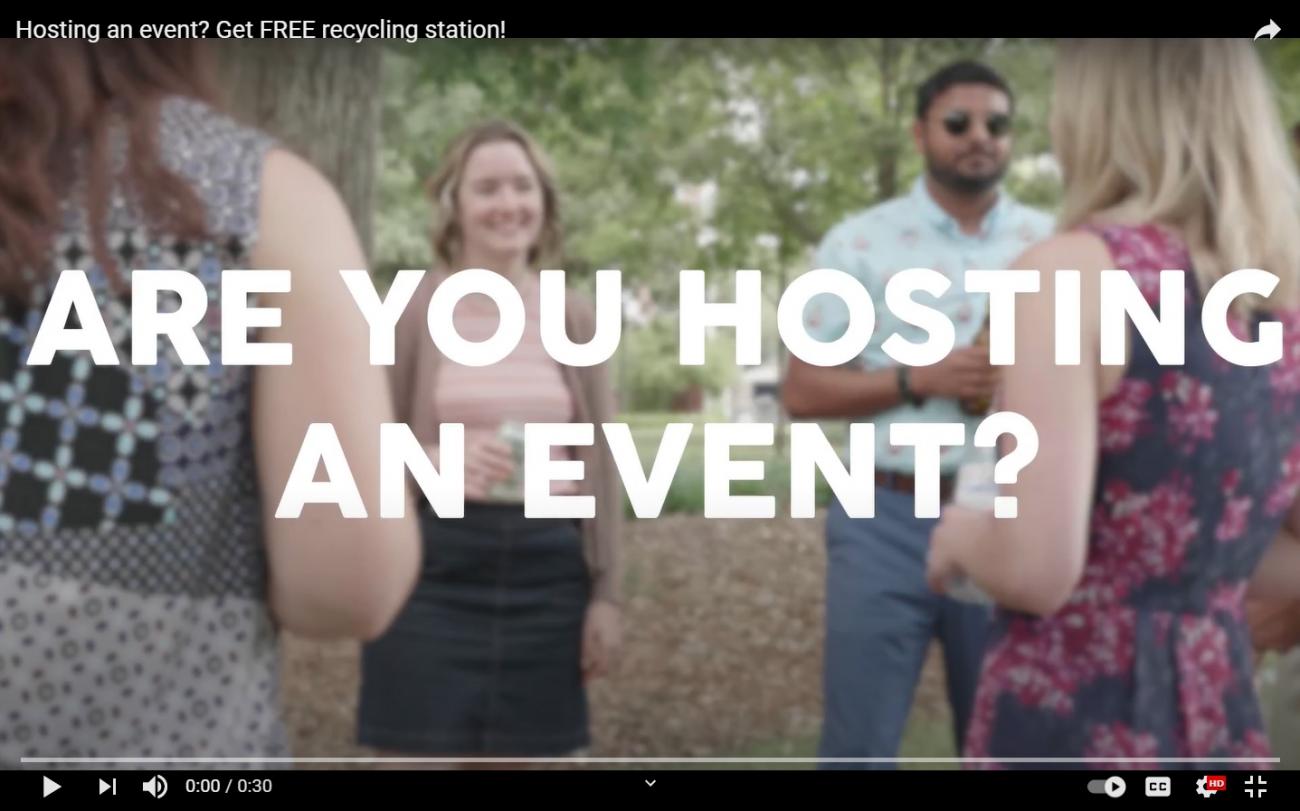 Video on how the Event Recycling & Bin Loan Program works