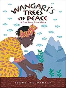 Cover image of the book Wangari's Trees of Peace
