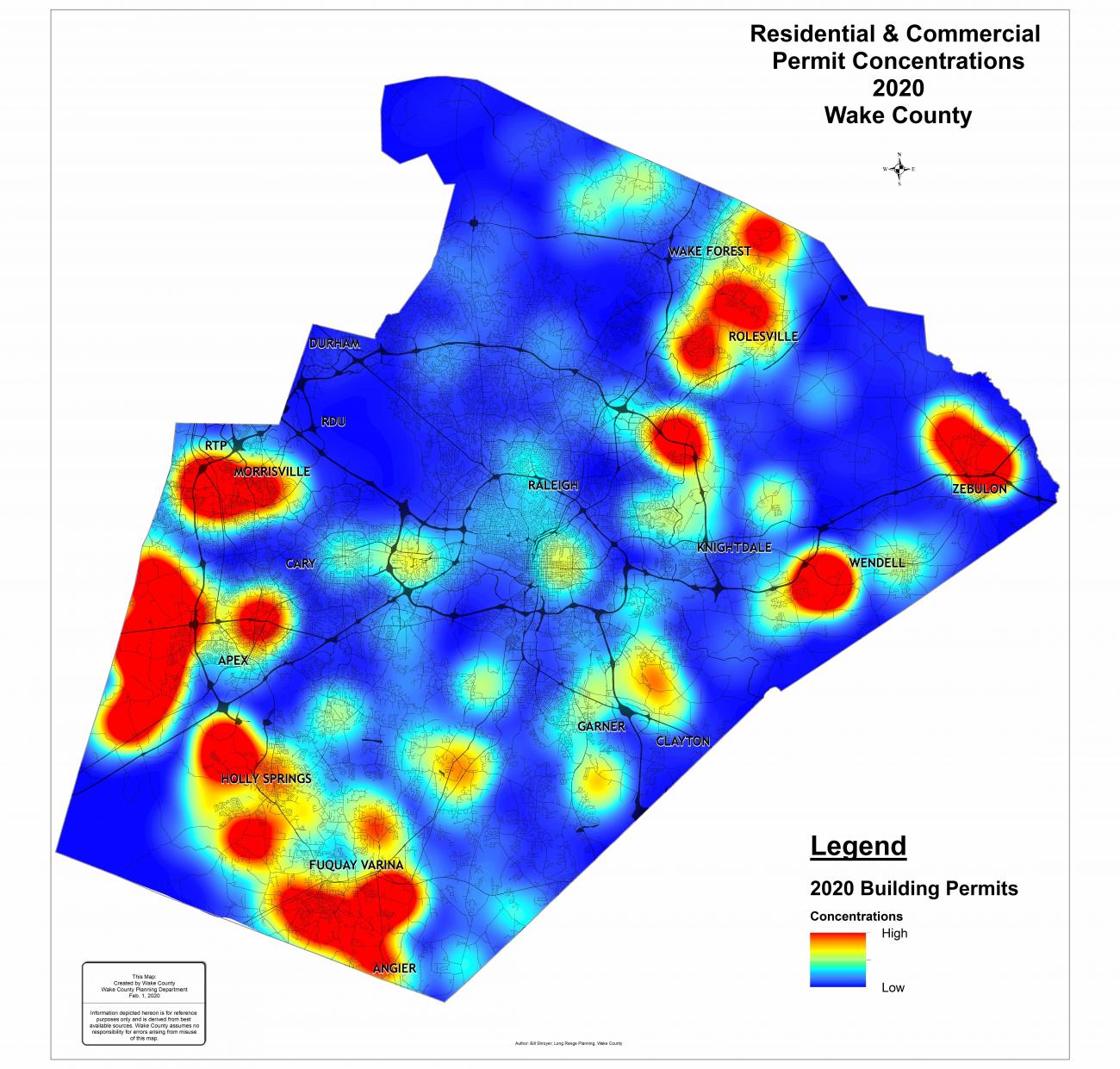 density of building permits issued in 2020