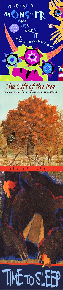 images of three children's books