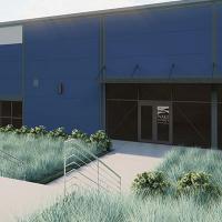 A rendering of the outside of the Board of Elections Building