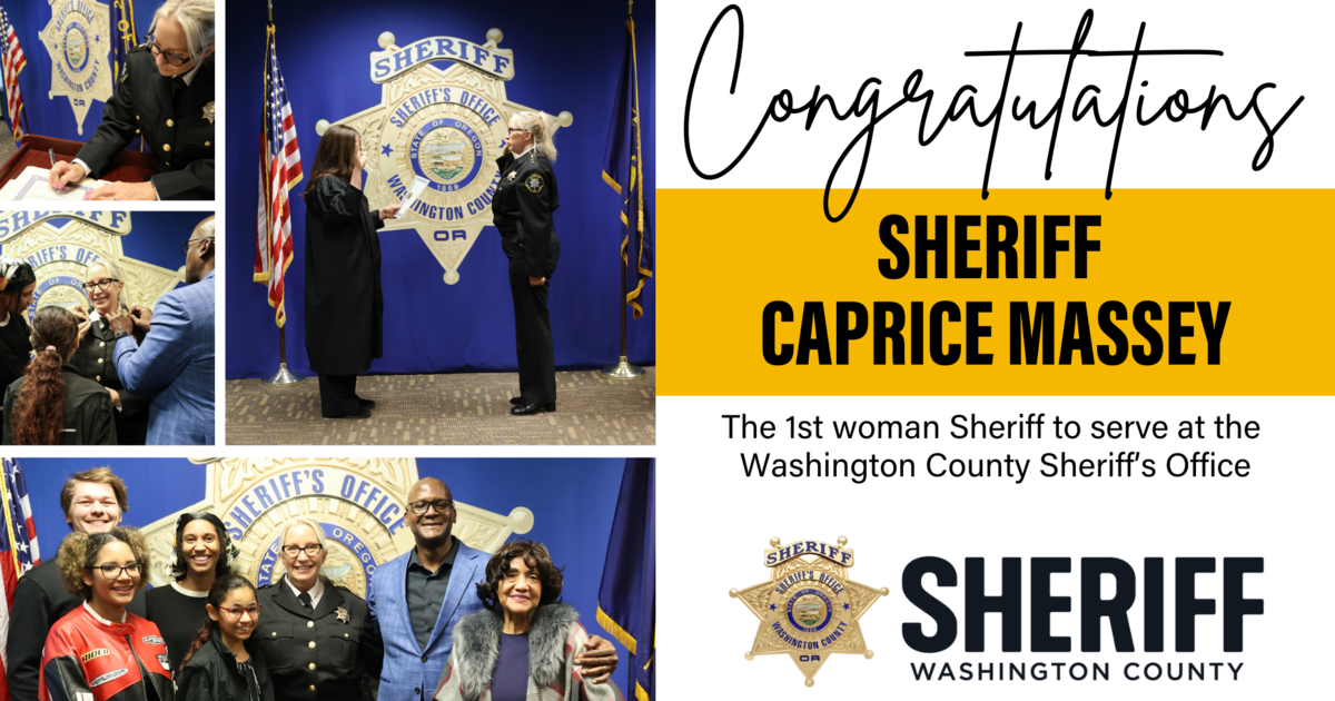 Sheriff Caprice Massey Takes Oath of Office as 33rd Sheriff of ...