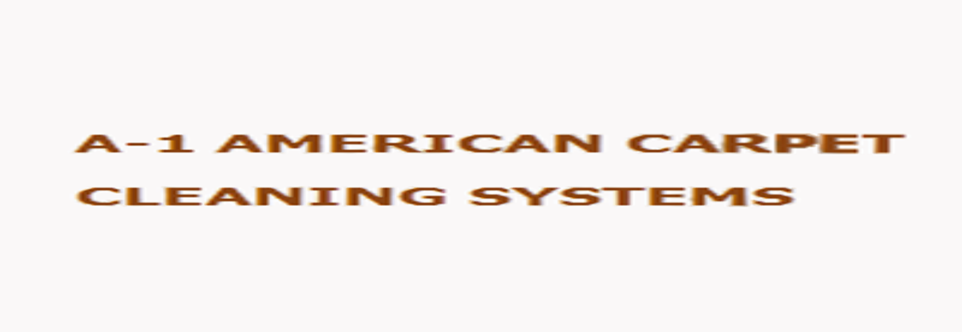 A-1 American Carpet Cleaning