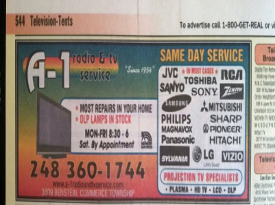A-1 TV Repair