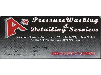 A+ Pressure Washing & Detailing Services