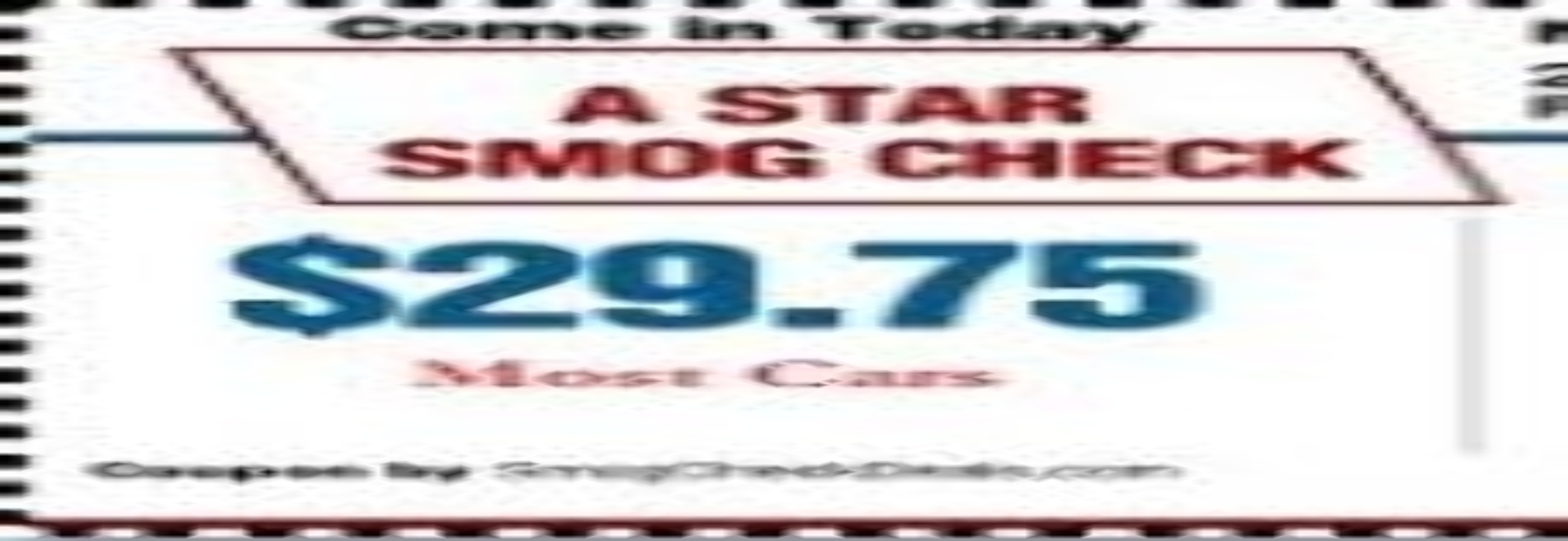 A STAR SMOG CHECK