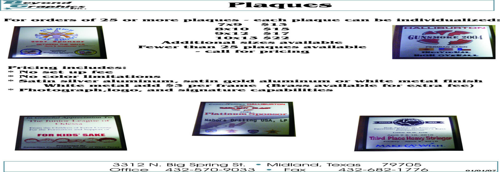 Beyond Graphics Inc