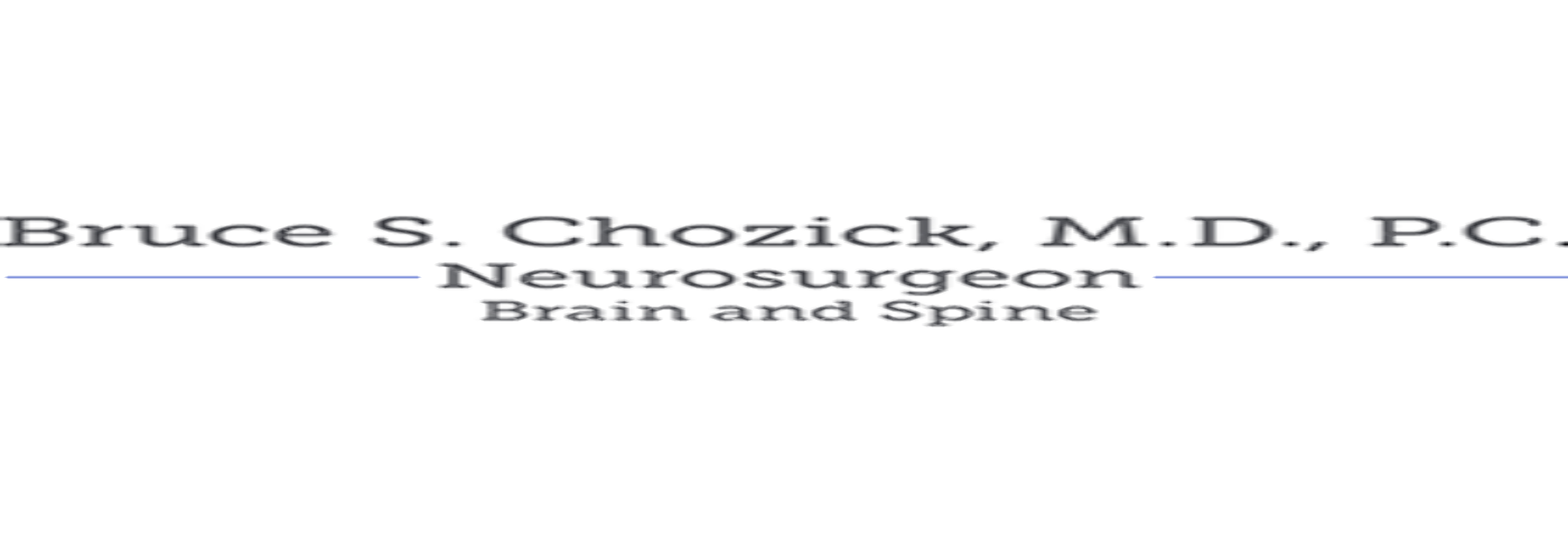 Bruce S Chozick