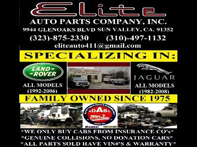 Elite Auto Parts Jaguar Land Rover