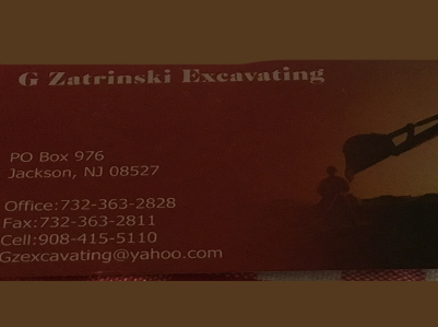 G Zatrinski Excavating
