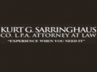Kurt G. Sarringhaus CO. L.P.A. Attorney at Law
