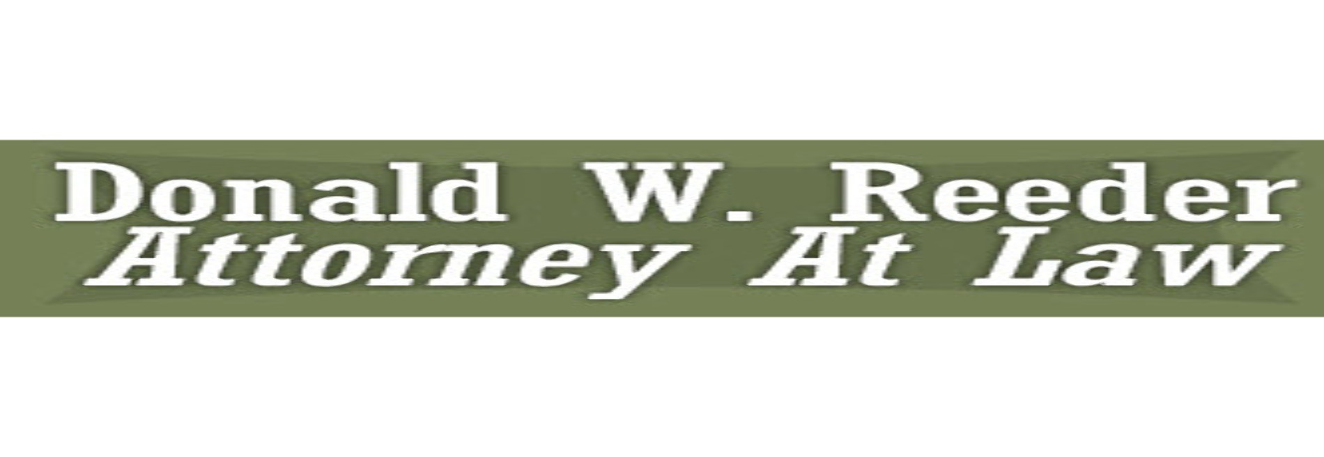 Reeder Donald W Attorney