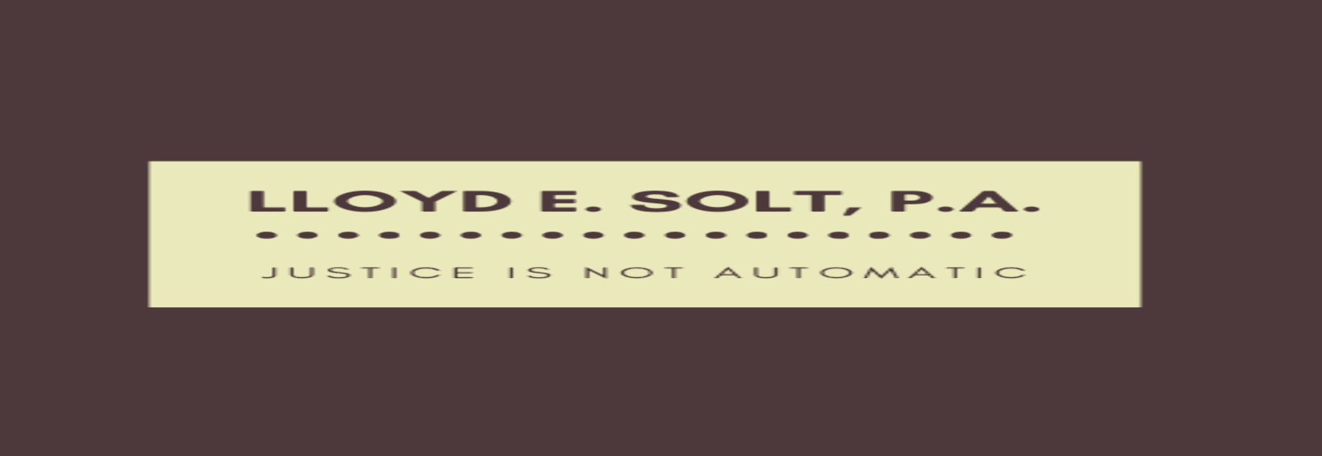 Solt Lloyd E