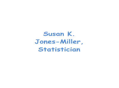 Susan K. Jones-Miller, Statistician