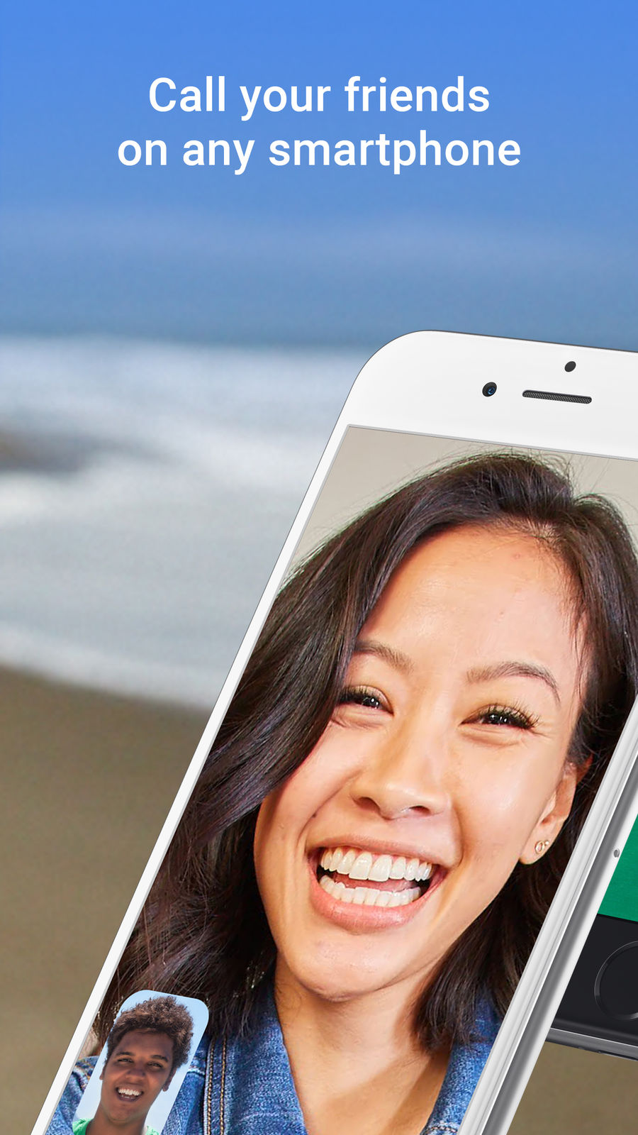 Example of Design for Social Networking App , App Store Screenshot by Google Duo