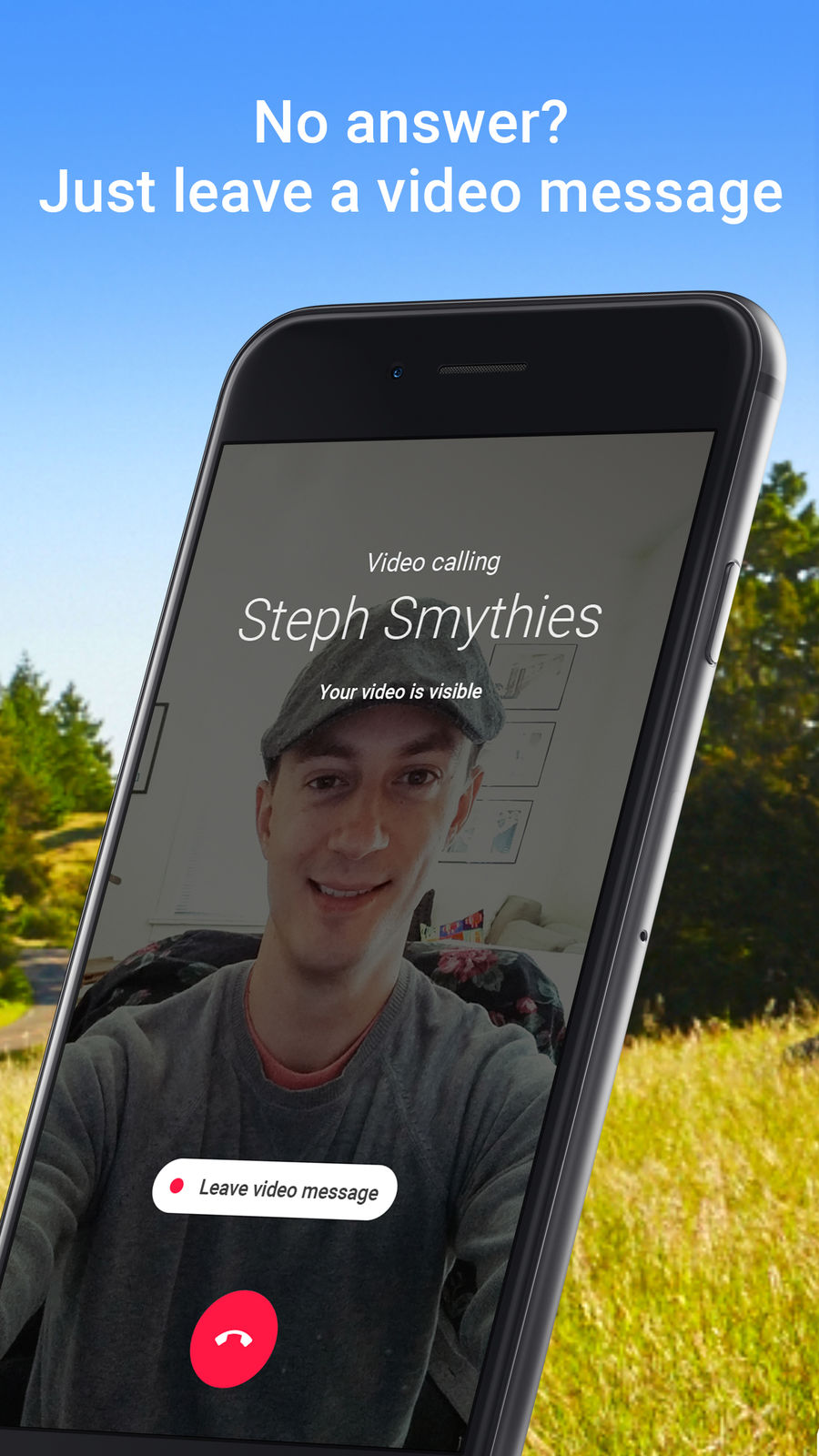 Example of Design for Social Networking App , App Store Screenshot by Google Duo