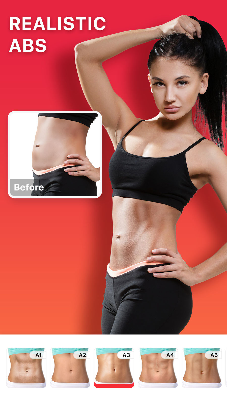 Example of Design for Photo & Video App , App Store Screenshot by BodyTune