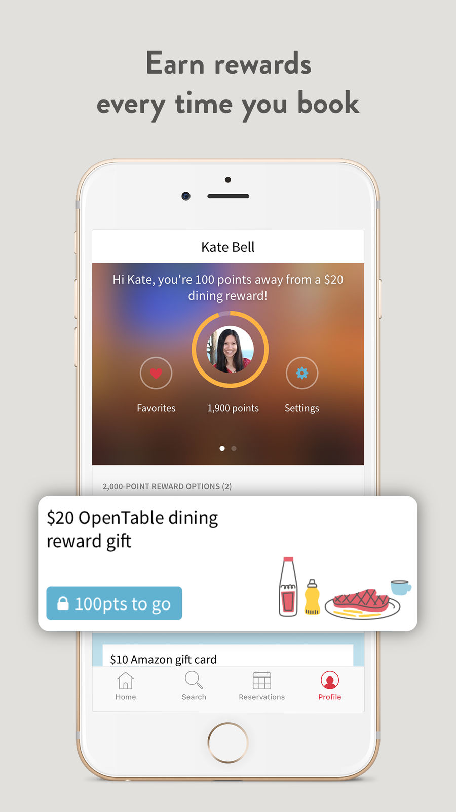 Example of Design for Food & Drink App , App Store Screenshot by OpenTable